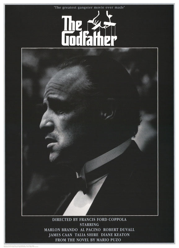 MOVIE - BARLON BRANDO - THE GODFATHER -POSTER LW6i