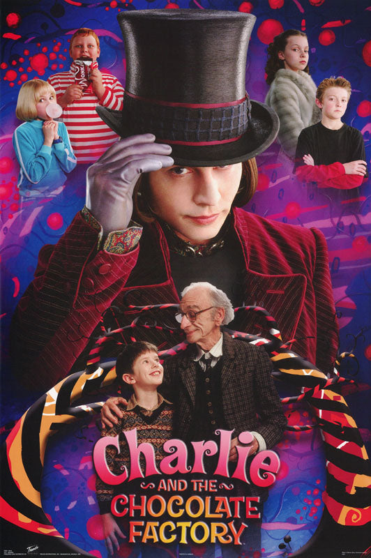 MOVIE - CHARLIE & the CHOCOLAT FACTORY - POSTER RC6G