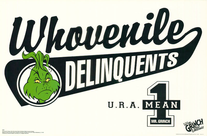 MOVIE - DR. SEUSS-WHOVENILE  DELINQUENTS - DS9 - POSTER RC3-O