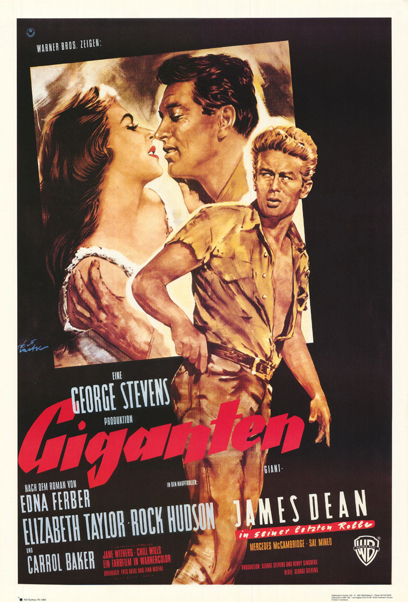 MOVIE - GIGANTEN (GIANT) - POSTER RW9W