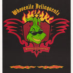 MOVIE - HOW THE GRINCH STOLE C'MAS-WHOVENILE DELINQUENTS-WHOVILLE CHAPTER-FLOCKED - POSTER  LC8A