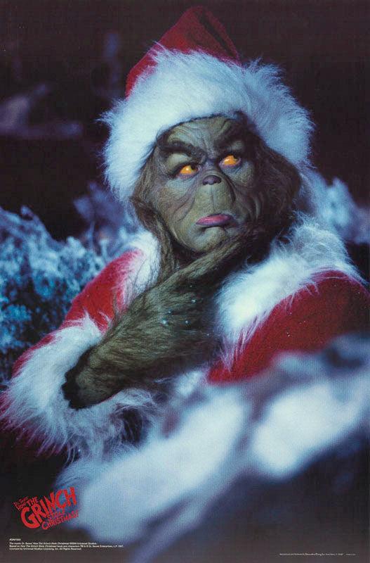 HOW THE GRINCH STOLE C'MAS (JIM CAREY) POSTER