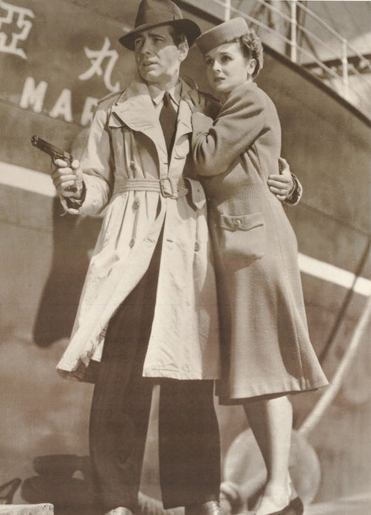 ACTOR: HUMPHREY BOGART W/LADY POSTER RW10E