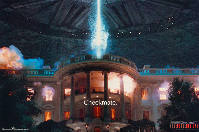 MOVIE - INDEPENDENCE DAY-CHECKMATE - POSTER RW12P