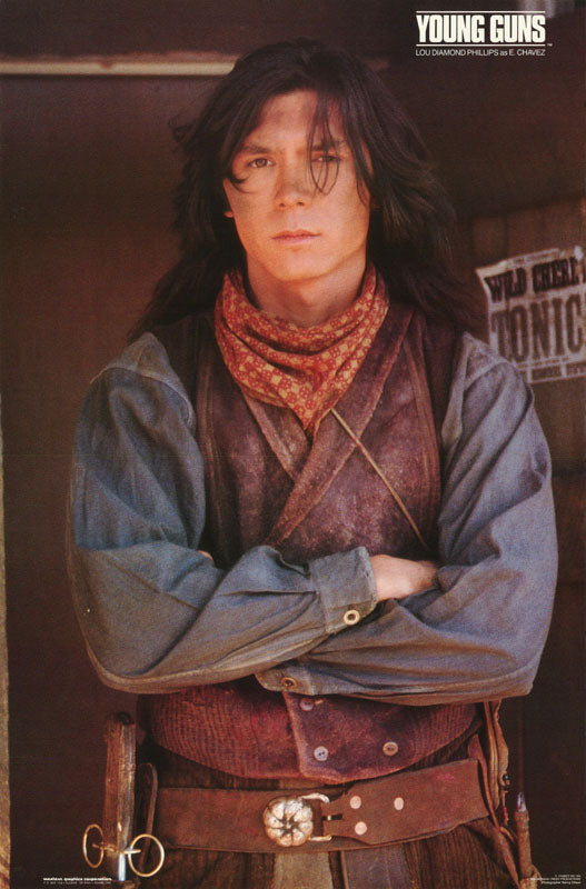 MOVIE - LOU DIAMOND P - YOUNG GUNS - POSTER LW11G
