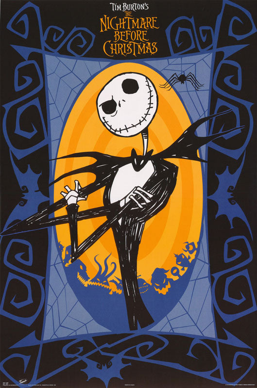 MOVIE -NIGHTMARE BEFORE C'MAS - JACK - POSTER LC4B
