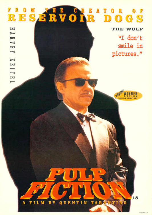 MOVIE - PULP FICTION-THE WOLF-HARVEY KEITEL - POSTER RW4M