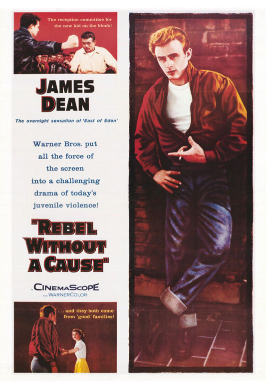 MOVIE - REBEL WITHOUT A CAUSE - POSTER LW18Y