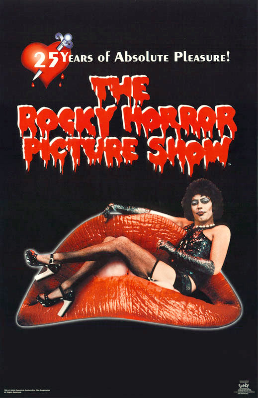MOVIE - ROCKY HORROR 25th ANNIV. - 3422 POSTER BW2B