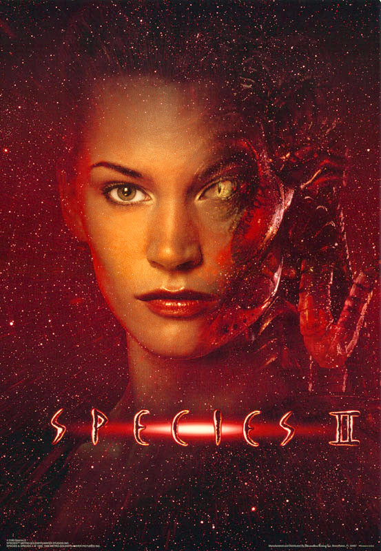 MOVIE - SPECIES II (woman's head) - POSTER RC5Q