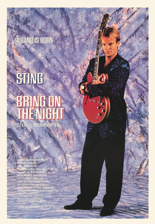 MOVIE: STING- BRING ON THE NIGHT POSTER RW10B