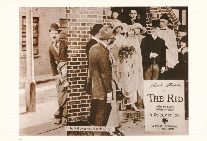 MOVIE - THE KID-CHARLIE CHAPLIN - POSTER LC7A