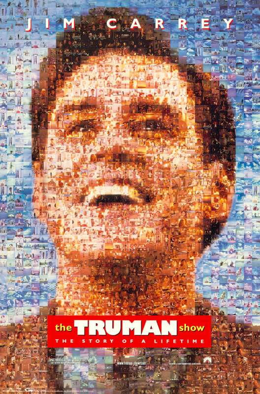 MOVIE - THE TRUMAN SHOW-STORY of a LIFETIME - POSTER BW1M
