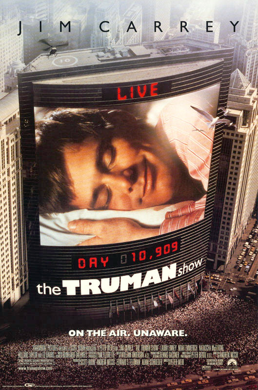 MOVIE - THE TRUMAN SHOW-on the AIR - POSTER BW1K