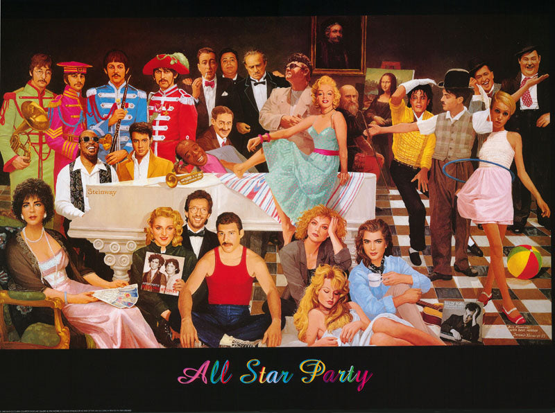 ALL STAR PARTY POSTER