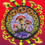 MUSHROOM flocked  - FLOCKED POSTER LC4H