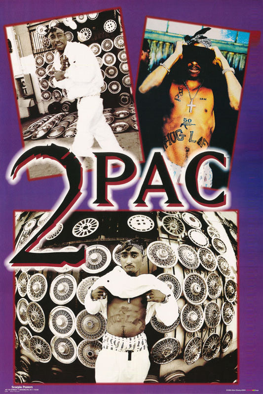 MUSIC - 2 PAC COLLAGE - POSTER RC7F