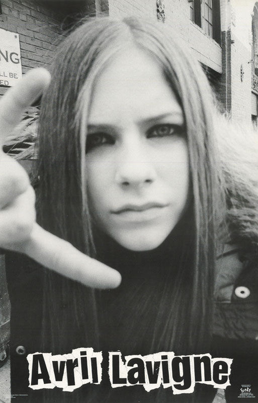 MUSIC - AVRIL LAVIGNE-B&W - POSTER LW20S