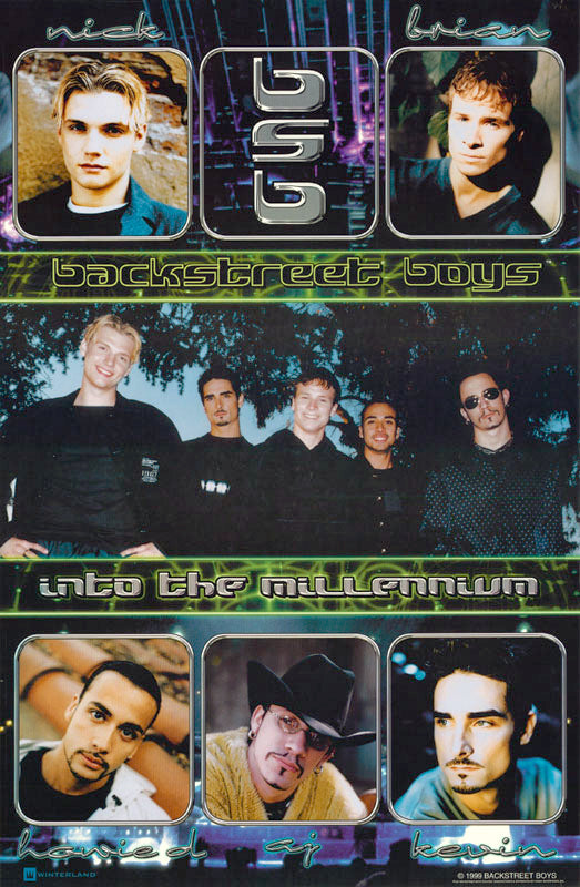 MUSIC - BACKSTREET BOYS-COLLEGE - POSTER LC6N