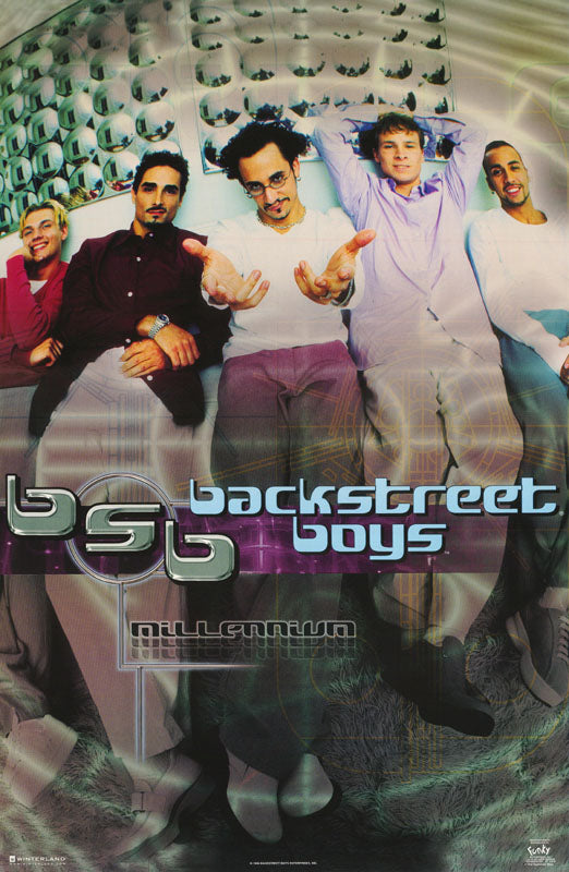 MUSIC - BACKSTREET BOYS-MILLENNIUM - POSTER RW6i