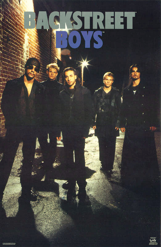 MUSIC - BACKSTREET BOYS-STREET LIGHT - POSTER LW17Z