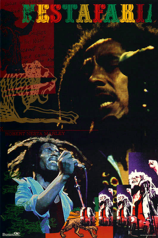 MUSIC - BOB MARLEY-NESTAFARIA - POSTER RW19V
