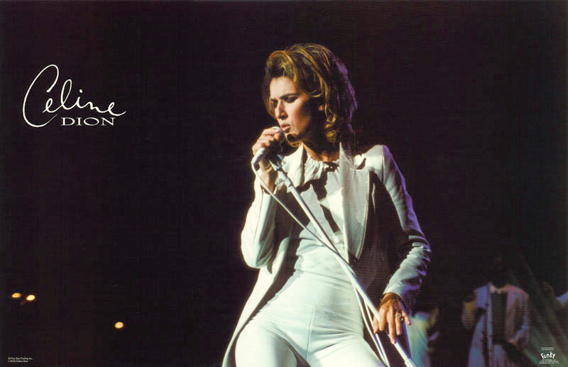 MUSIC - CELINE DION -  POSTER BW1D