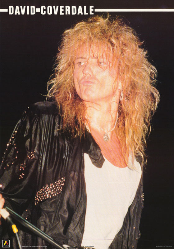 MUSIC - DAVID COVERDALE - POSTER RC2B
