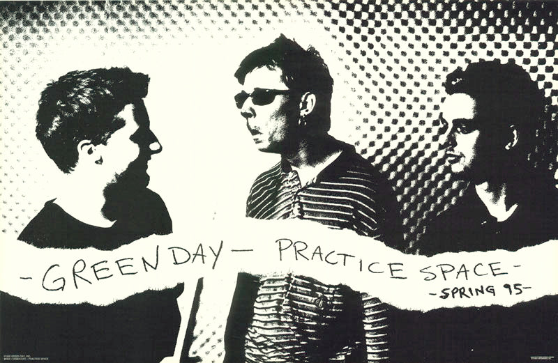 GREEN DAY PRACTICE SPACE POSTER