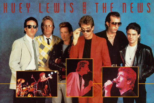 MUSIC - HUEY LEWIS & the NEWS - POSTER LW12P