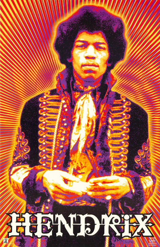 MUSIC - JIMI HENDRIX - 3550 LC6C - POSTER RW1A