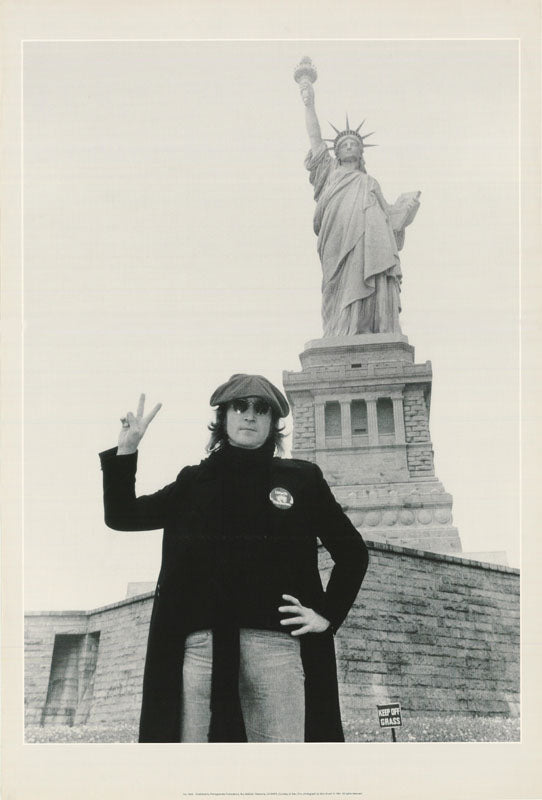 JOHN LENNON & STATUE LIBERTY POSTER