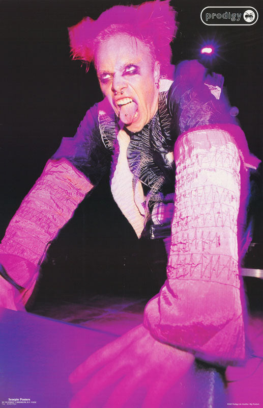 MUSIC – Keith Flint The Prodigy Poster | Vintage Rock Print | 90s Electronic Punk Wall Art