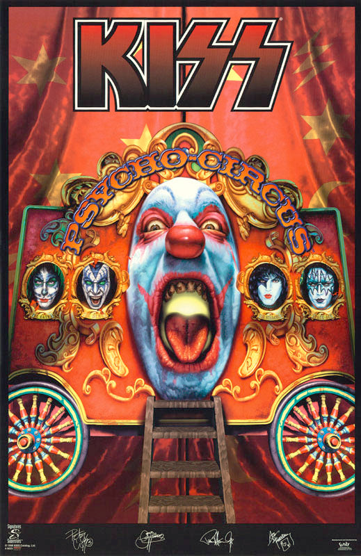 MUSIC - KISS-PSYCHO CIRCUS - POSTER RW18A
