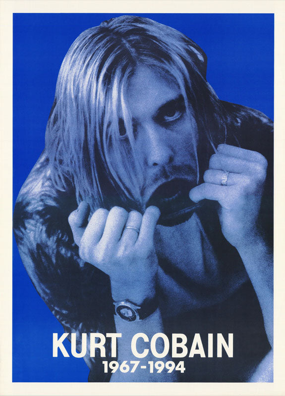 MUSIC - KURT COBAIN 1967-1994 (blue) -POSTER LW3H