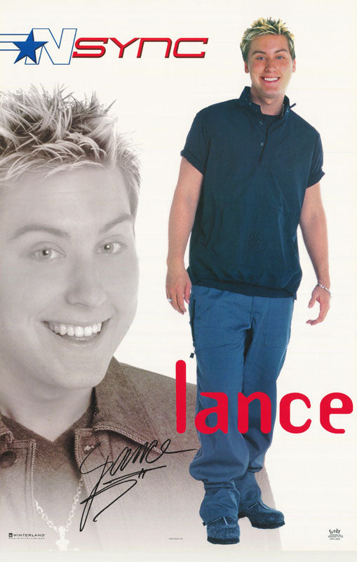 LANCE NSYNC POSTER