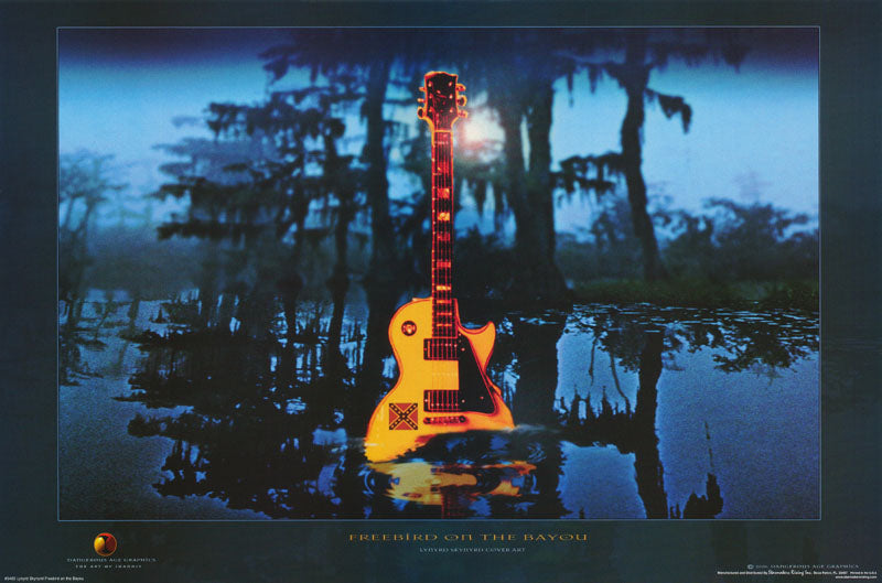 LYNYRD SKYNYRD FREEBIRD on the BAYOU COVER ART POSTER