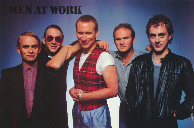 MEN AT WORK  POSTER