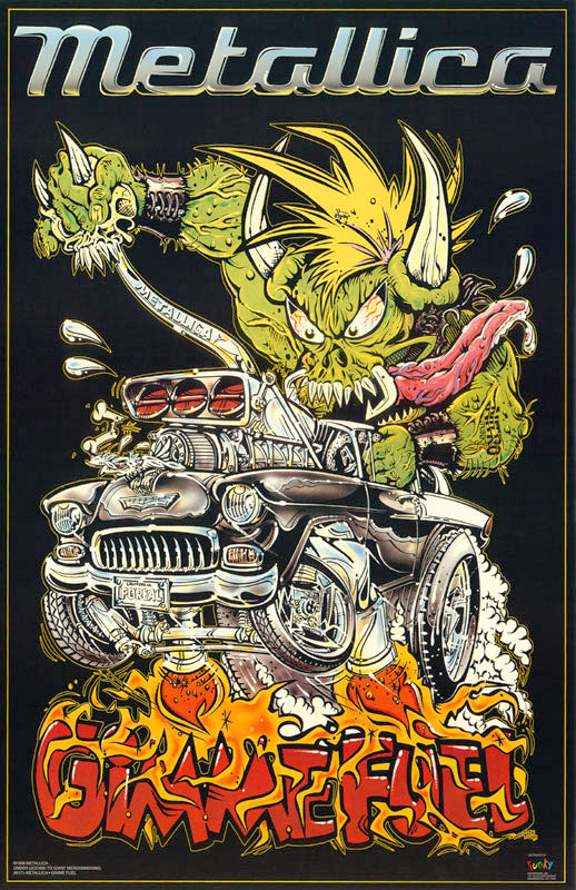 MUSIC - METALLICA-GIMME FUEL - POSTER FW1i