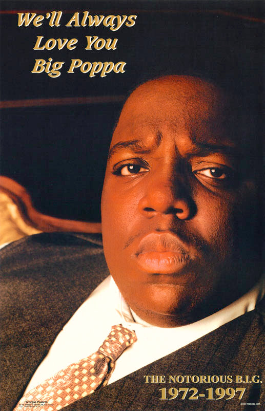 MUSIC - NOTORIOUS B.I.G. - POSTER BW1G