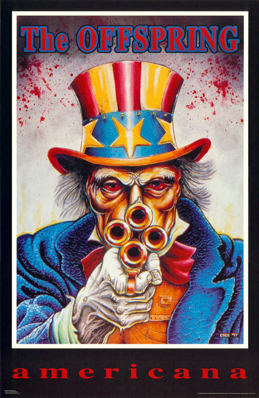 MUSIC - OFFSPRING-AMERICANA (Uncle Sam) - POSTER RW24K