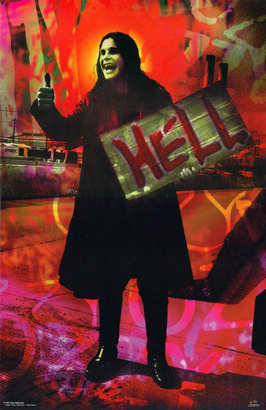 MUSIC - OZZY OSBOURNE-HITCH HIKER - POSTER RW21L