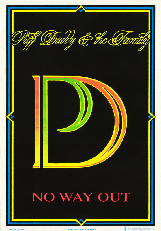 MUSIC - PUFF DADDY & the FAMILY - 1766F FLOCKED POSTER LC2A/B/C