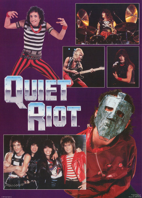 MUSIC - QUIET RIOT --POSTER LW28G