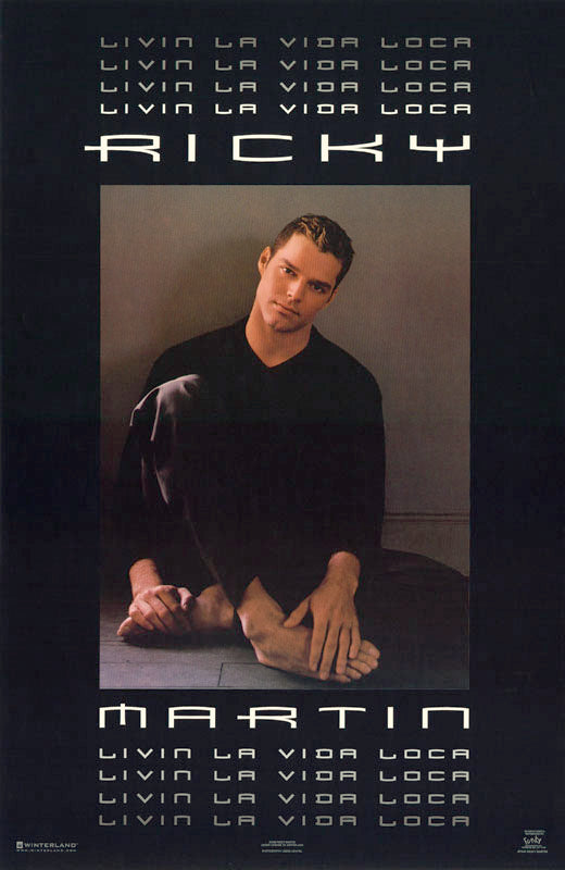 MUSIC - RICKY MARTIN-LIVIN LA VIDA LOCA - POSTER LW23L