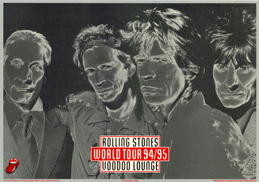 MUSIC - ROLLING STONE-WORLD TOUR 94-95 --POSTER LW25-O