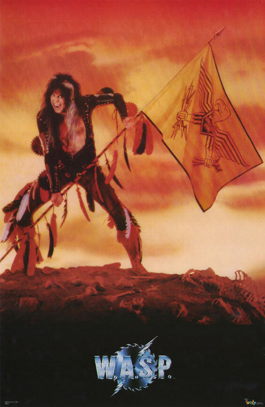 W.A.S.P. Blackie Lawless Vintage Music Poster - Style 2