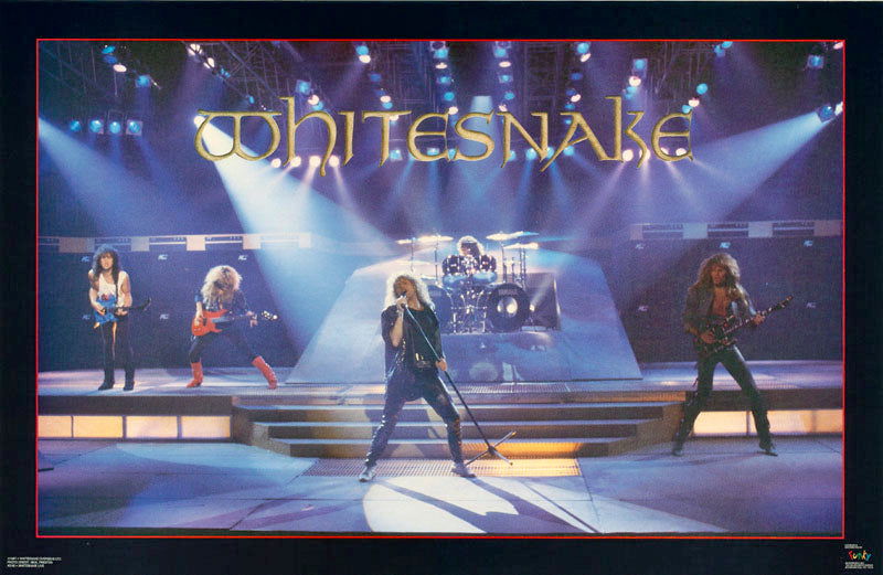 MUSIC - WHITESNAKE-LIVE - POSTER RC1T