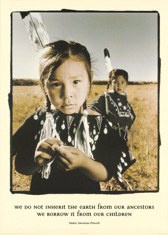 NATIVE AMERICAN PROVERB - POSTER LW15U