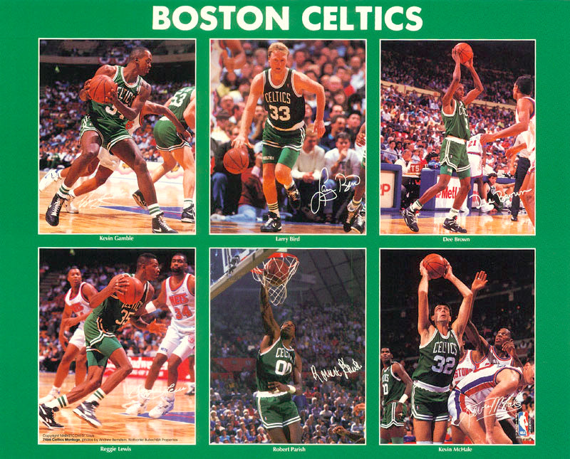 NBA - BOSTON CELTICS COLLAGE - 7466 POSTER RC3J